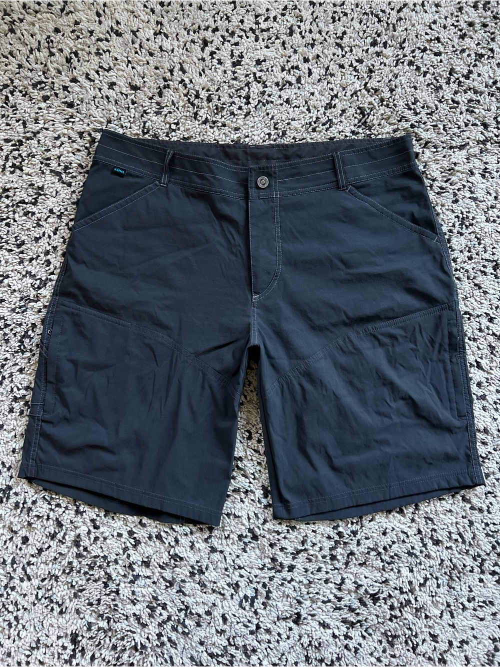 Kuhl Renegade Cargo Shorts Grey Stretch Outdoor Hiking 5121 Men’s Size 40